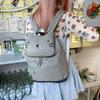 Cat Backpack With Canvas Material And Zipper Closure For Daily School Use