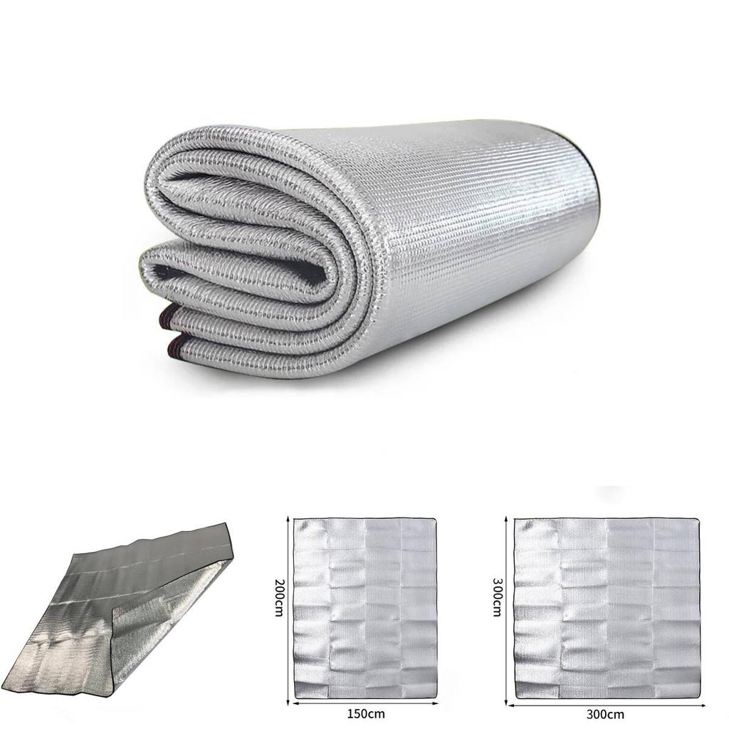 Outdoor Aluminiumfolie Campingmatte mit Isolierung und wasserdichter Schicht für Strand- und Picknickgebrauch