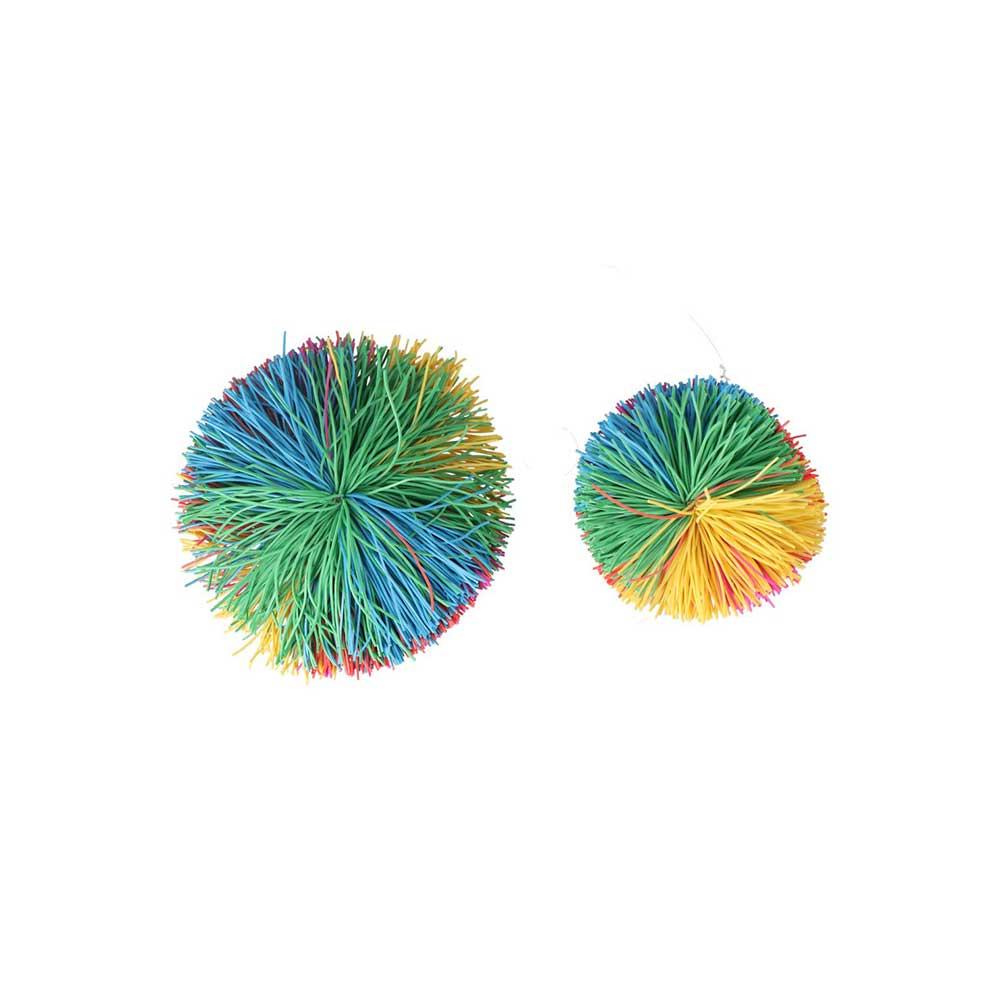 Relief Bouncy Stress Balls Rainbow Fidget Sensory Ball Monkey Stringy Balls Baby Stretchy Ball