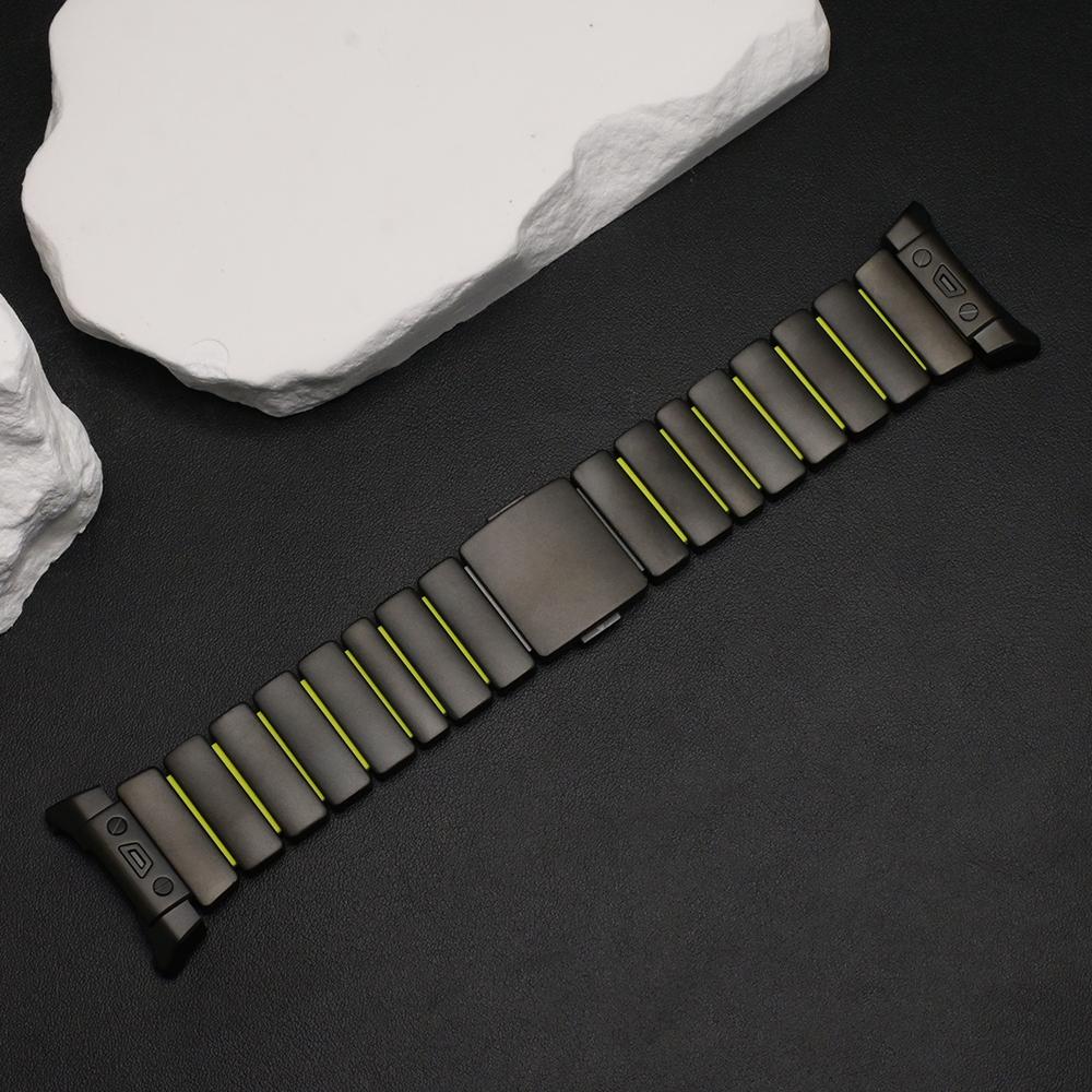 Titanium Band for Samsung Galaxy Watch Ultra2 2025 Luxury Metal Strap for Samsung Galaxy Watch Ultra 47mm 2024 Rubber Bracelet