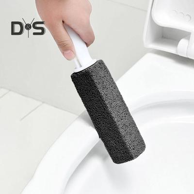 Toilet Pumice Stone Hard Water Stains Calcium Deposits Removal Long Handle Ergonomic Grip Toilet Cleaner