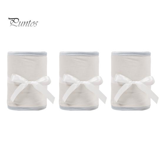 Baby Crib Bumper Pads 3 Pcs Bumper, Soft Cotton Breathable Sleep Barrier Child Safety Strip for Toddlers, Liner Edge Protector with Adjustable