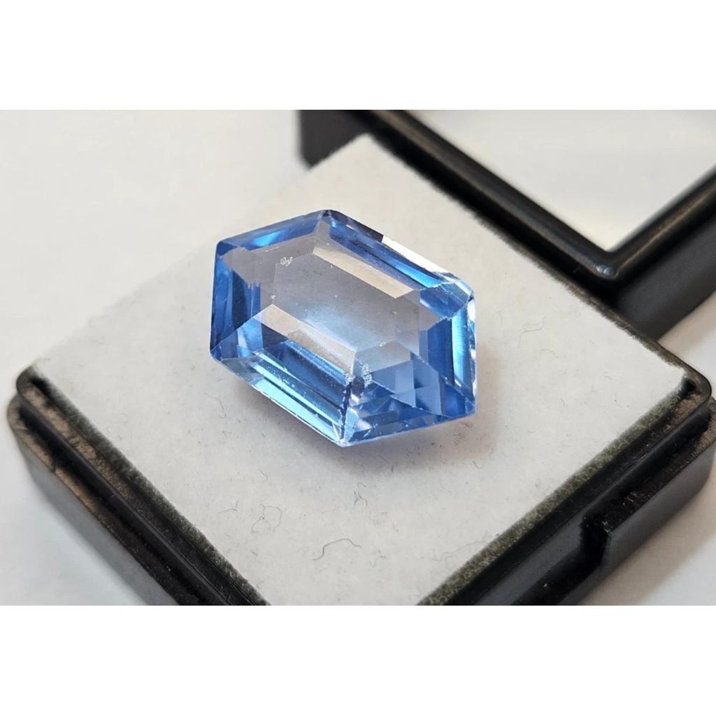 Aquamarine Blue Use For Gift Purpose Fancy Cut 9+ Ct Stunning Gemstone