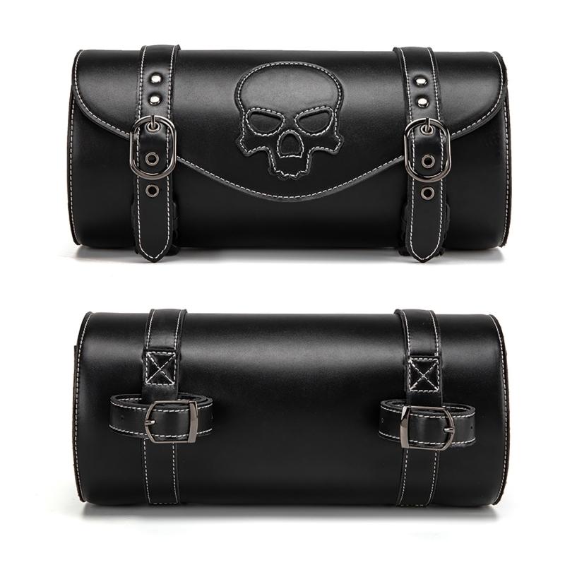 Motorbike Tool Bag Front Fork Handlebar Bag Storage Pouch Universal Front Bag Motorcycle Front Bag Vintage Saddlebag