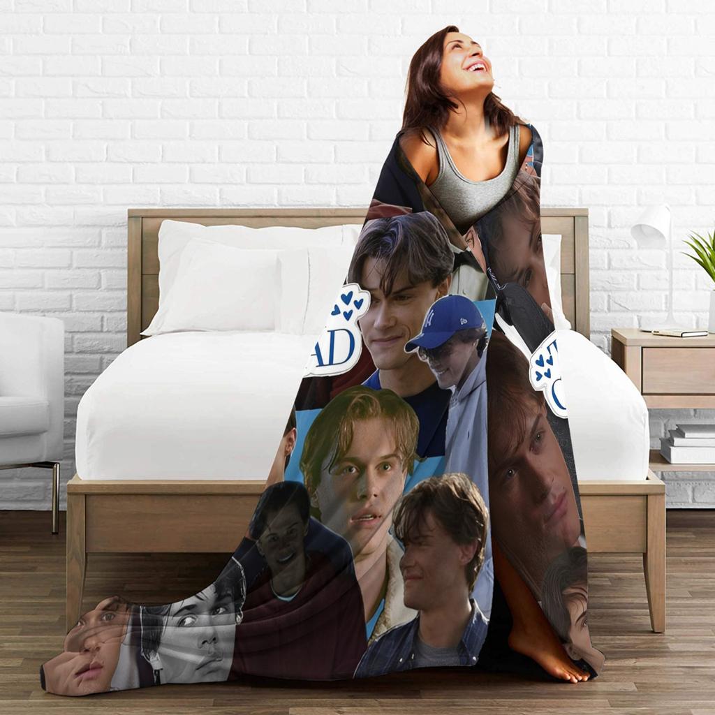 The Summer I Turned Pretty Blankets Team Conrad Flannel Vintage Breathable Throw Blanket for Home Textile Decor,