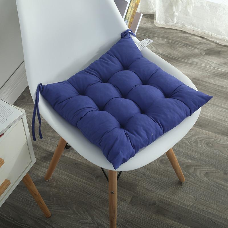 Comfortable Dining Chair Seat Cushion Printed Thicken Round/square Ground Mat Non-slip Cushion Student Office Canteen
