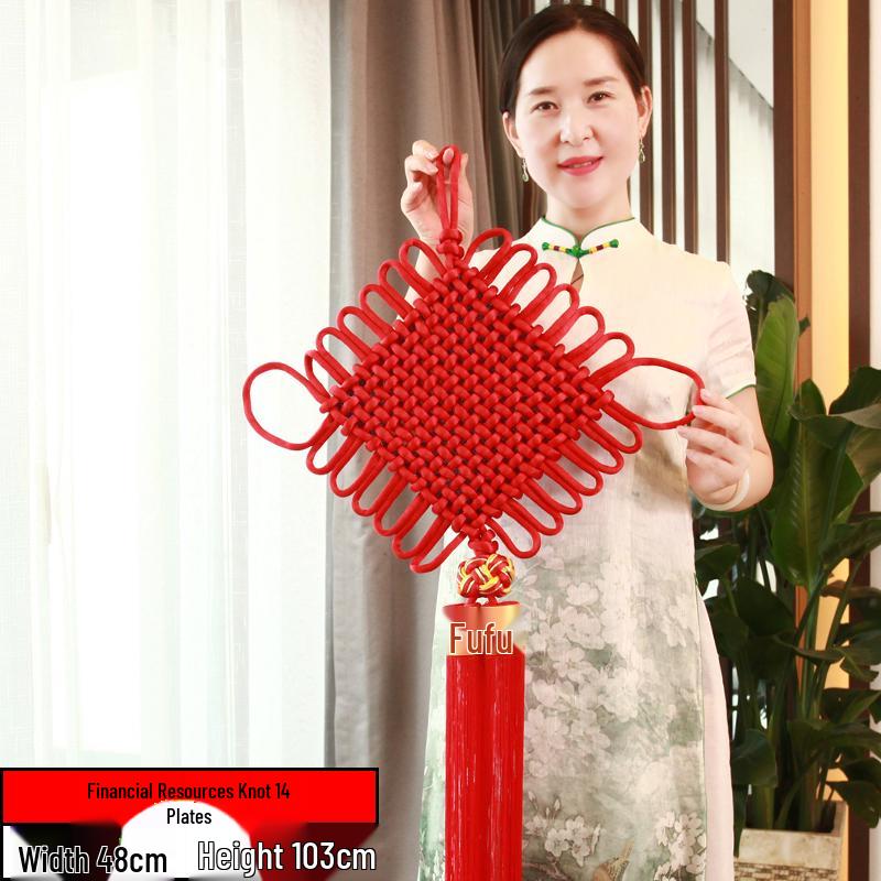 Chinese Knot Red Pendant - Spring Festival Living Room & Entrance Decoration
