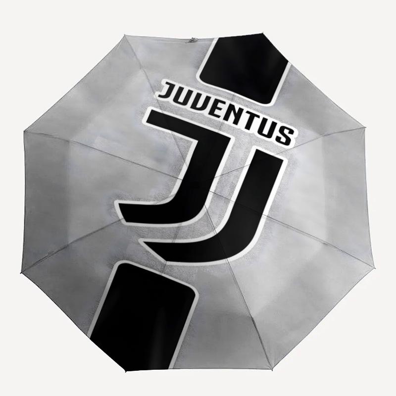 1pc Juventus Umbrella, Sun Protection, And UV Shielding. It Has Eight Sturdy Ribs for Outdoor Use And Perfect As a Holiday Gift