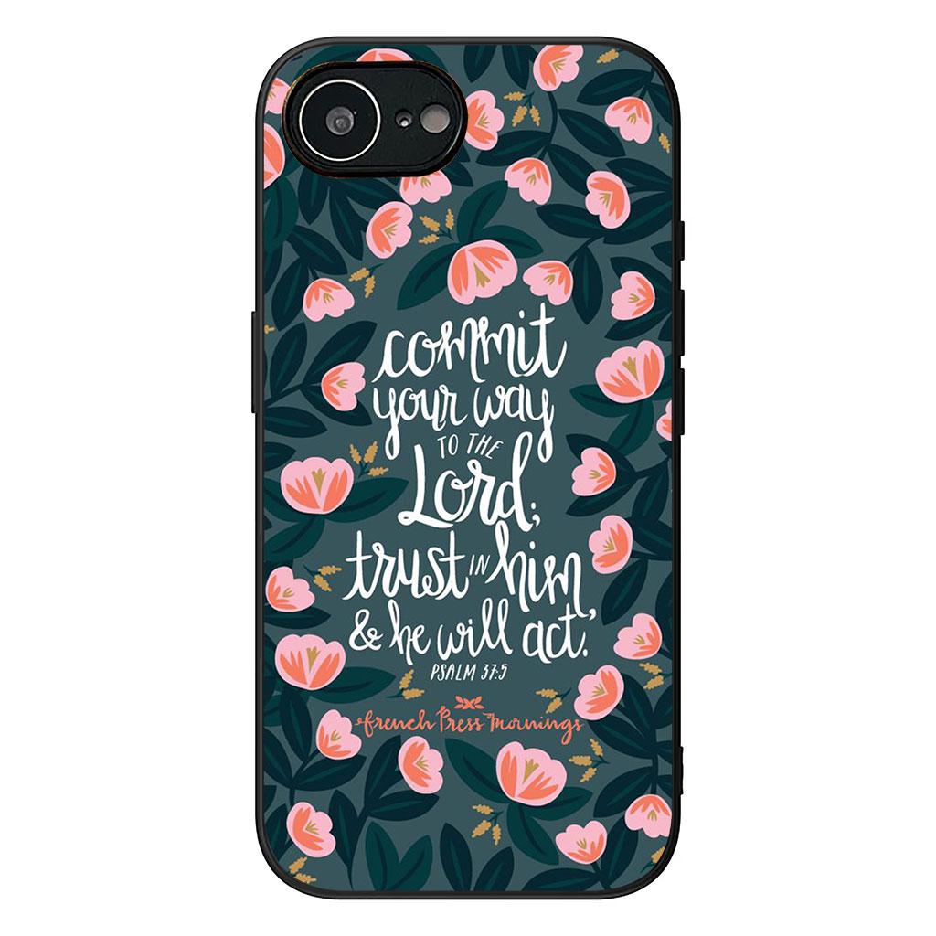 Bibelvers Gott Christus Jesus Christliches Handyhülle für Apple iPhone 16 15 14 Plus 13 12 Mini 17 Pro Max + ProMax 16E Air Case