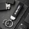 UNYDV1 Car Titanium Alloy Keychains Carbon Fiber Style Key Chain For Honda Civic Accord Fit Jazz Pilot CRV Odyssey Passport City HRV