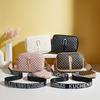 New women's bag fashion two-piece camera bag letter broadband simple printing shoulder messenger bag one generation