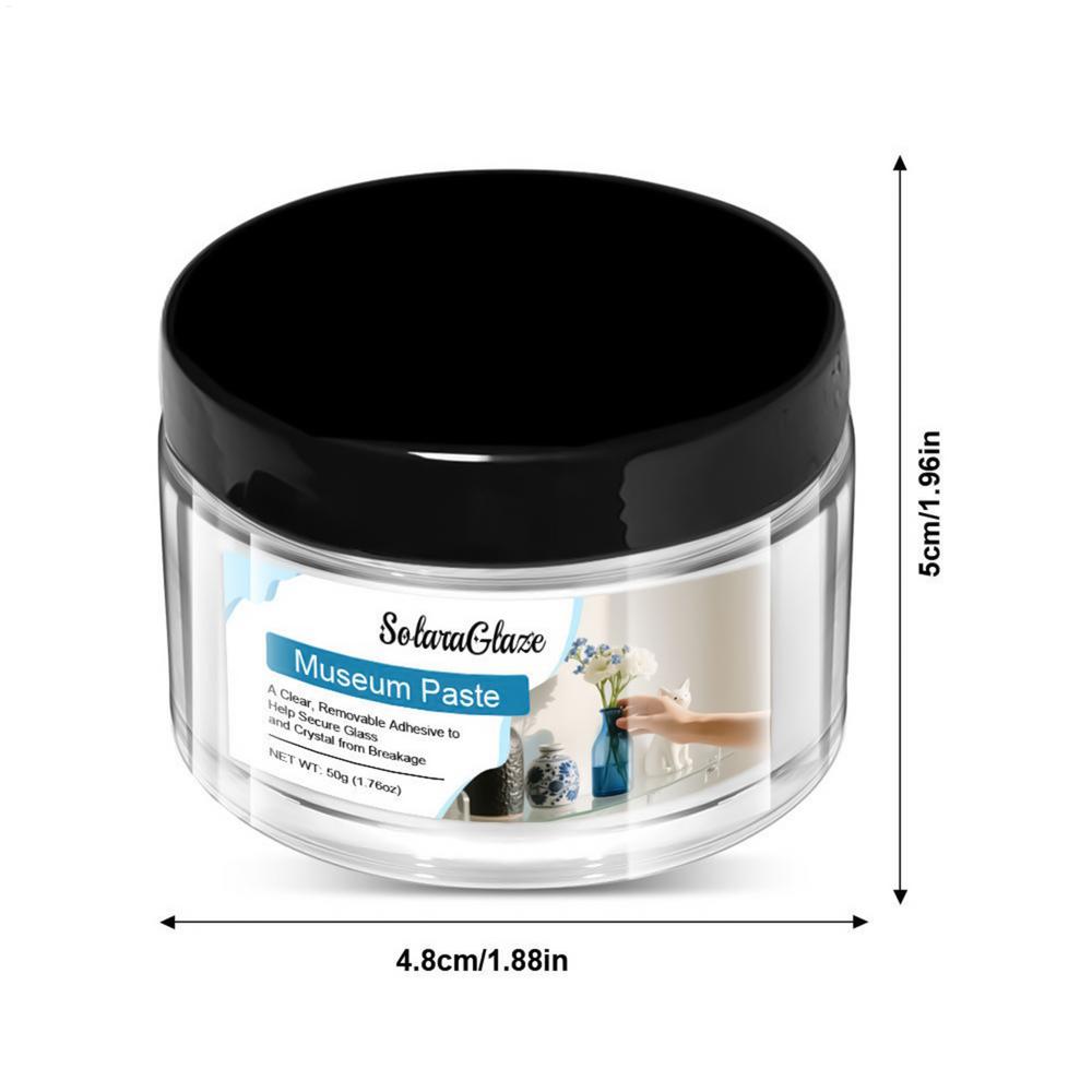 Museum Paste 50g Removable Reusable Mounting Putty Clear Adhesive for Exhibit Ceramic Artifact Photo Poster Wall Hanging Safe