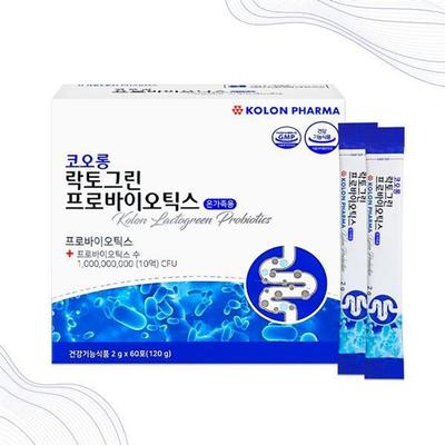 Kolon 10 Kinds of Lactic Acid Bacteria Probiotic Powder Sticks (60 Packets)