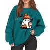 Women's Casual Fashion Long Sleeve Printed Round Neck Sweatshirt Top