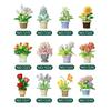 KNEW BUILT Mini Flower Bouquet 3D Model Building Blocks Ideal Holiday Party Gift for Girls or Versatile Decoration Kids Toys