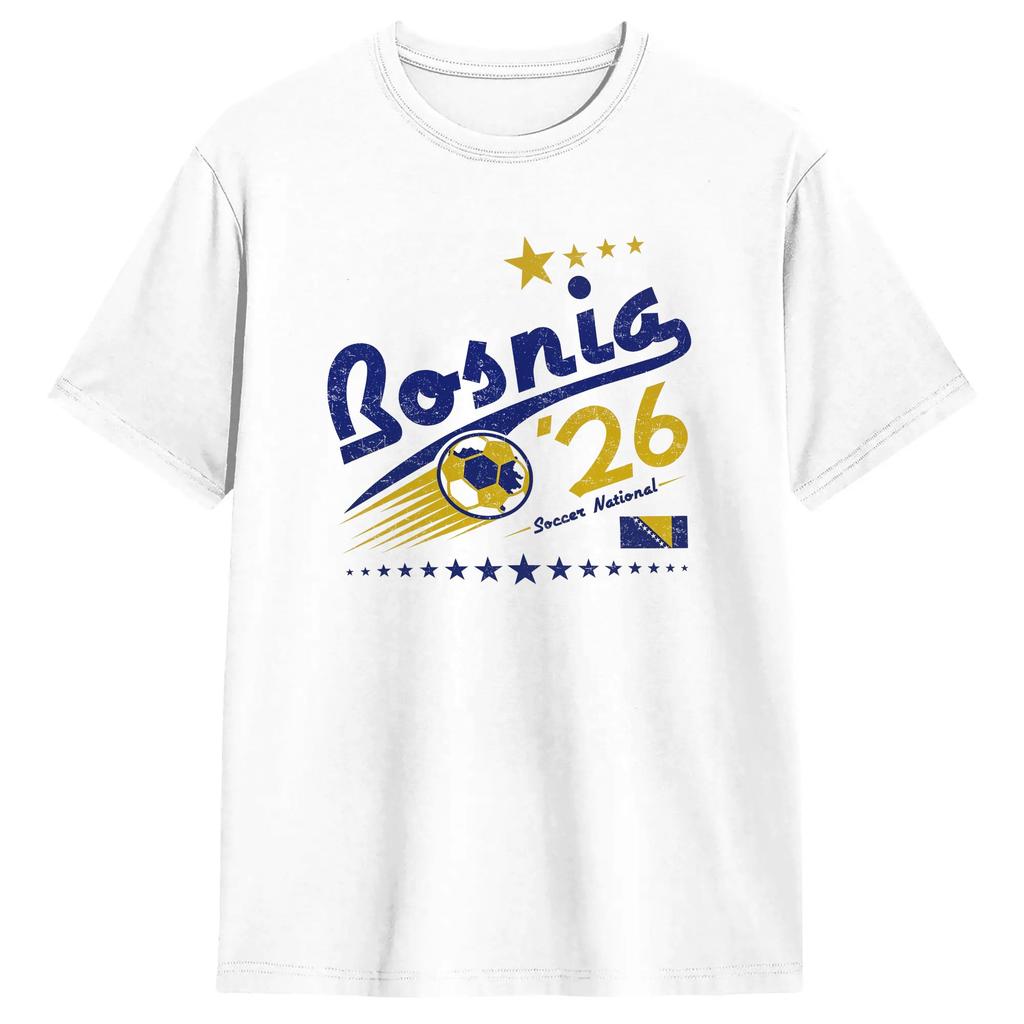 Bosnia And Herzegovina T Shirt Summer Cotton T Shirts For Unisexs Harajuku Casual Tshirt Short Sleeves Y2k Basic Tees