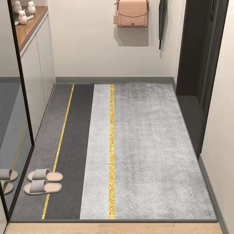 

Коврик для входной двери, который можно разрезать Коврик для входной двери Коврик для входной двери Коврик для входной двери Коврик для дома 80 * 120Cm [Crystal Fleece Material]