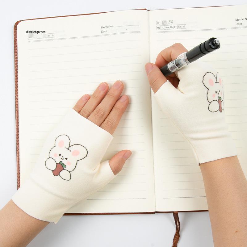

Children s Half-Finger Warm Gloves with High Elasticity and Self-Heating German Velvet, Anti-Frostbite. M (10-16 years)