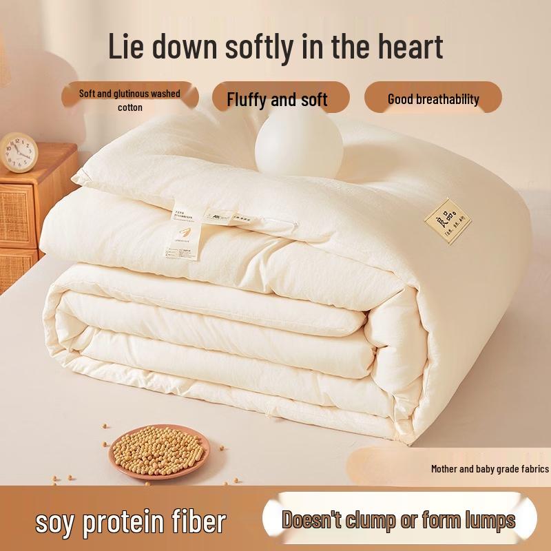 Brangdy All-Season Machine Washable Soy Fiber Comforter
