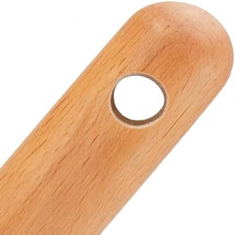 Kitchen Multi-Purpose Meat Mincer - Wooden Handle Food Masher, Sturdy for Meat, Potatoes, Chicken, Ideal for Home Kitchen and Restaurant Use