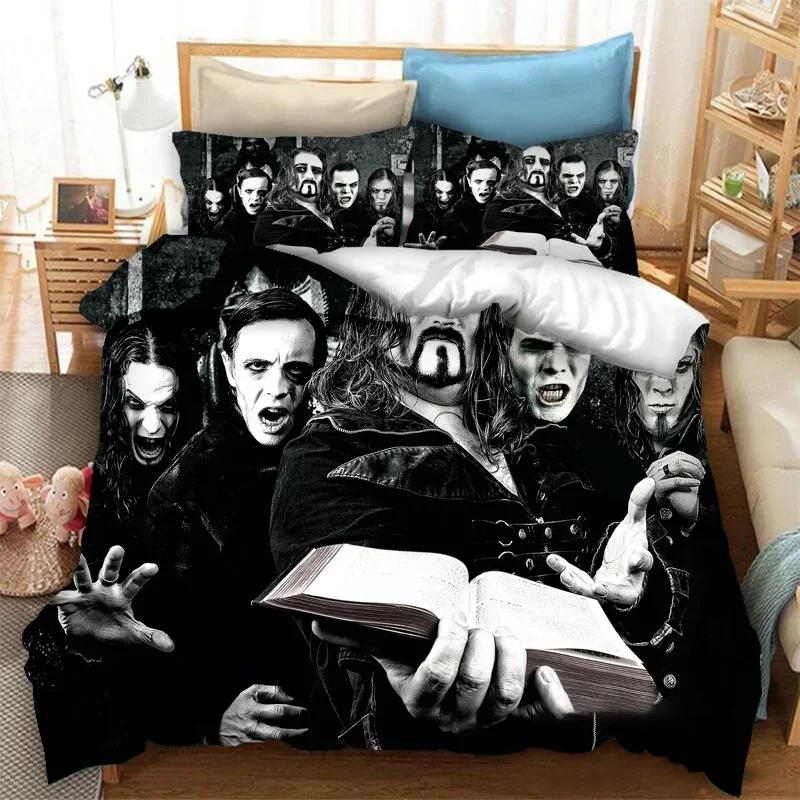 Luxury New 3D Print Powerwolf Comfortable Duvet Quilt Cover Pillowcase Bedding Set Children Bedroom Decoration Home Textile