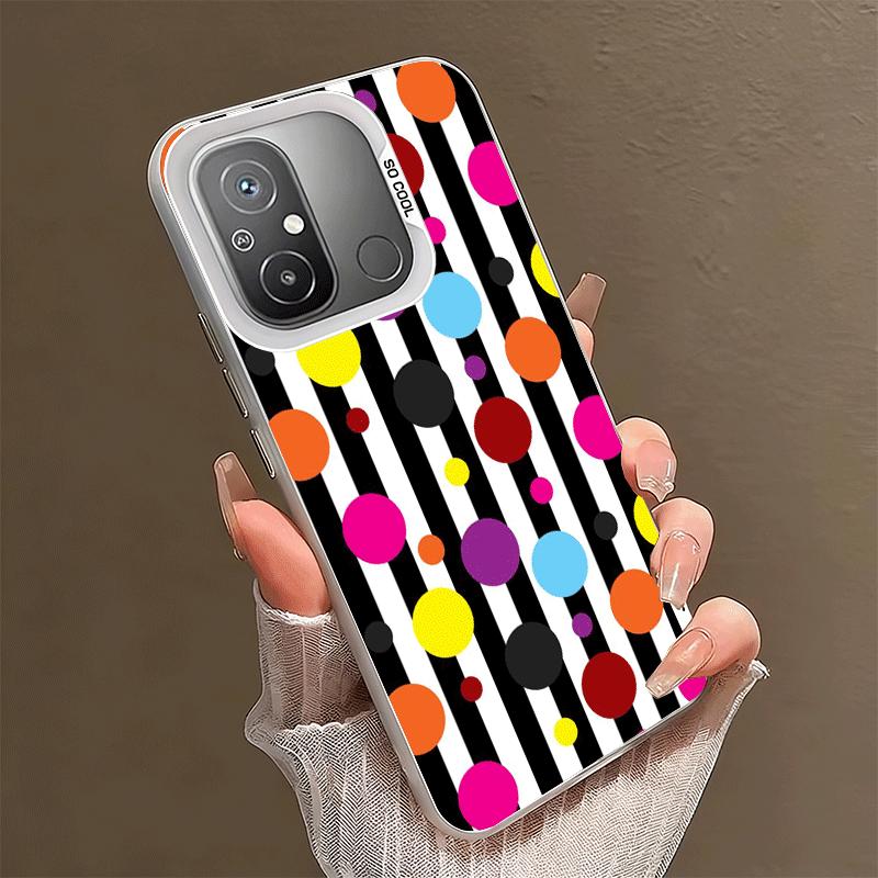 Polka Dots Art Fashion Desgin Shockproof Phone Case for Xiaomi Poco X7 X6 X5 X3 Pro F7 Ultra M8 Redmi 15C 15 14C 13C 12C 10C 13
