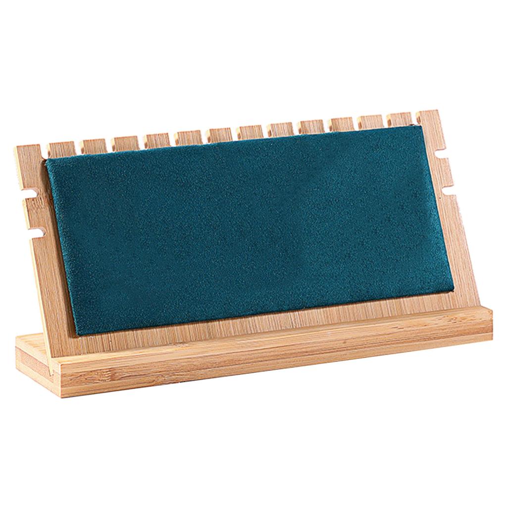 Espositore per Gioielli di Grande Capacità Espositore Multiplo per Collane con Ciondoli Espositore in Legno Scamosciato Rimovibile Decorazione