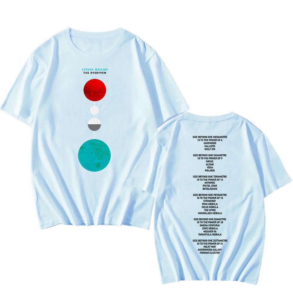 The Overview Album 2025 T-shirt Steven Wilson Singer Print Tshirts Men Women Summer Cotton Tee Tops Graphic Streetwear