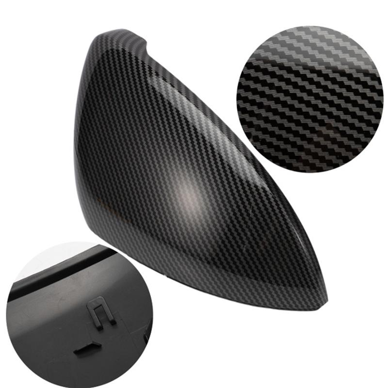 Car Rearview Mirror Cover For Golf 7 2014-2018 5G0 857 537 E 5G0 857 538 E Exterior Rearview Mirror Covers