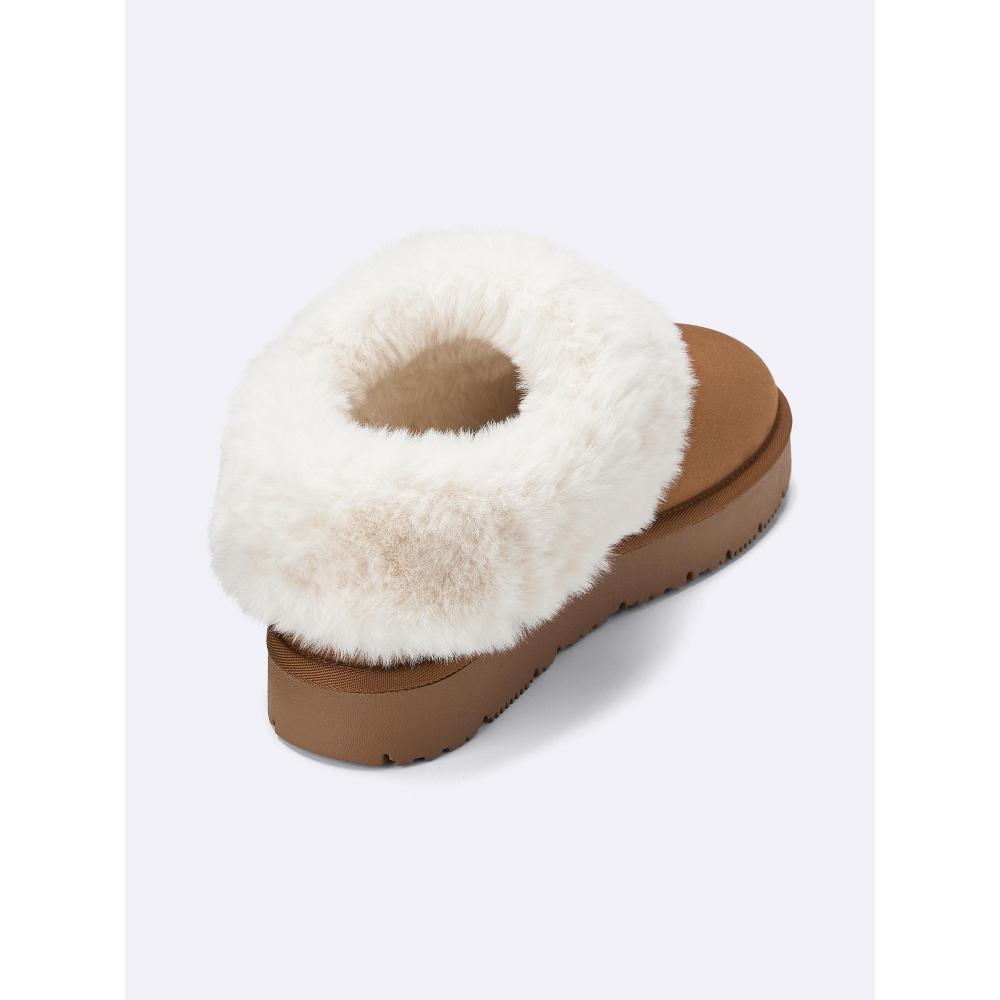 Gu By Uniqlo Faux Sheepskin Slippers