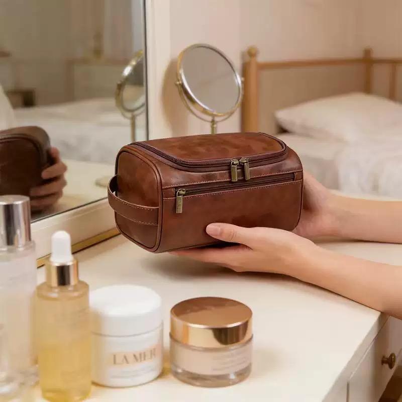 Large Capacity Cosmetic Bag Men Women Dopp Kit Hanging Makeup Storage Bag Wash Organizer Travel Toiletry Bag For Business