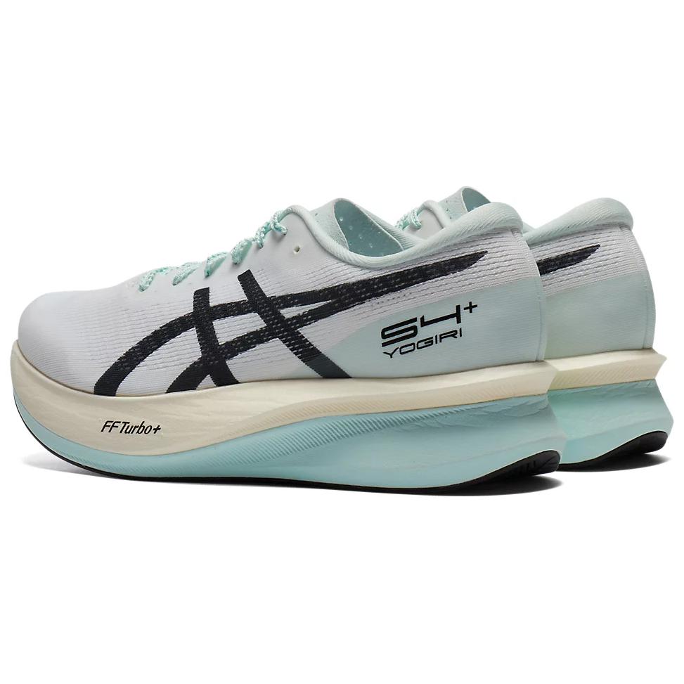 Asics S4+ Yogiri White Black Aqua Unisex Sneakers Grey 1013A158-100