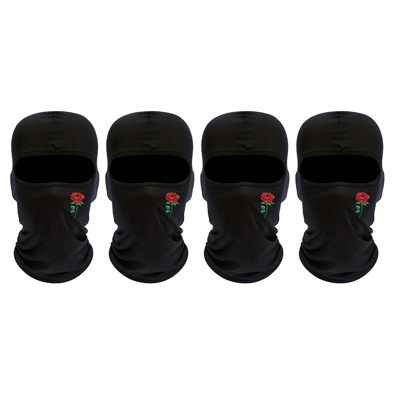 4/2pcs Quick-dry Balaclava Sports Full Face Mask Soft Breathable Beanies Cycling Helmet Liner Running Hiking Fishing Hood Caps