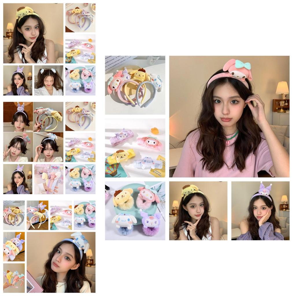 Sanrio Melody Hairband Cute Cartoon Elastic For Girls