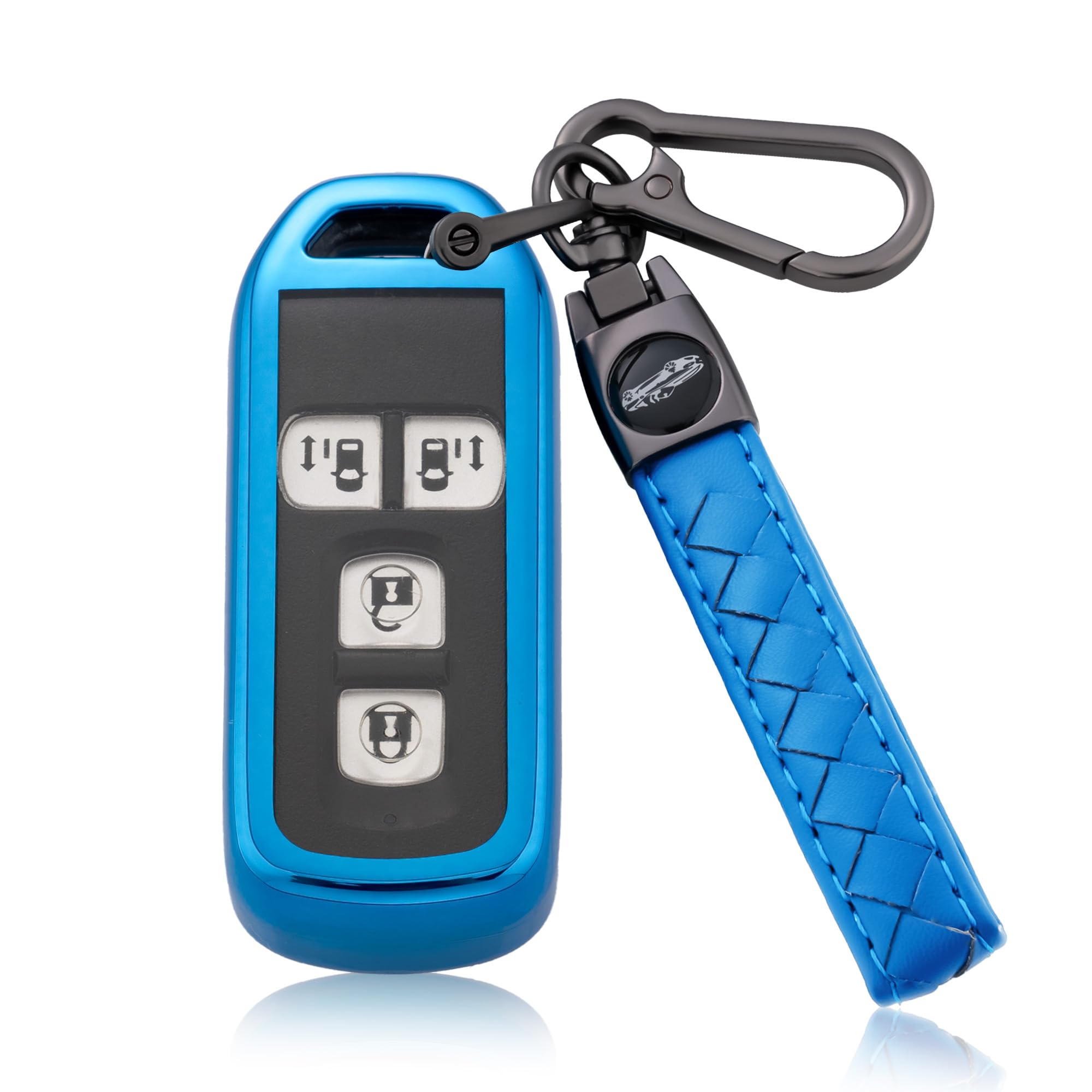 

Key Case nbox JF1 JF2 JF3 JF4 Key Cover NBOX Custom Honda Smart Key Case Key Holder TPU Scratch Resistant [PIMOHI] N-BOX N-ONE N-WGN N-VAN N-Wagon