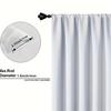 2 Pieces, Beautiful Flower Swan Print Semi Blackout Curtains - Pole Pockets - Bedroom, Living Room, and Other Home Decorations