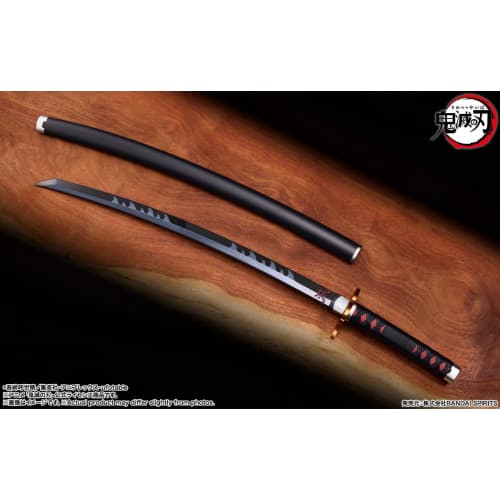 TAMASHII NATIONS PROPLICA Demon Slayer: Kimetsu no Yaiba Nichirin Sword (Tanjiro Kamado) Kyojuro Rengoku Tsuba Ver. Approx. 880mm ABS & Diecast Painte