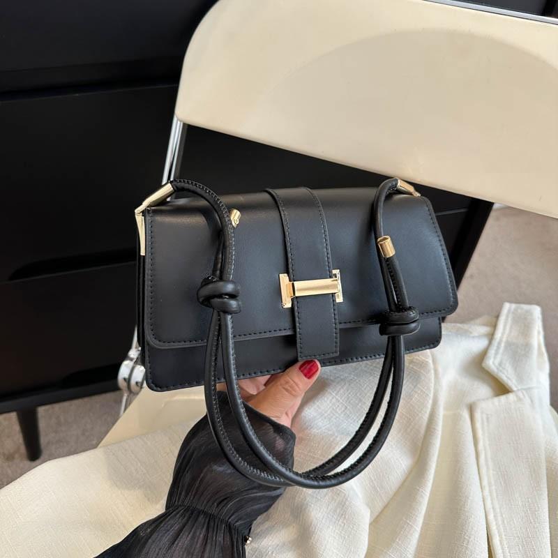 Women's Shoulder Bag New Trend Retro Small Square Bag Niche Versatile Simple Solid Color Messenger Bag