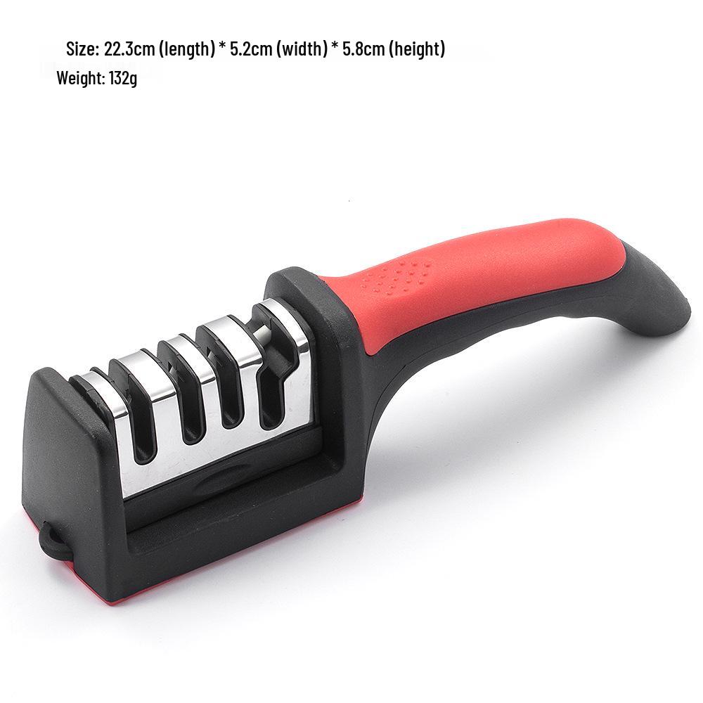 3-in-1 Multifunctional Knife Sharpening Whetstone: Fine Grind, Household & Commercial Use