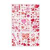 Indoor Glass Safe Heart Window Clings Valentine Stickers