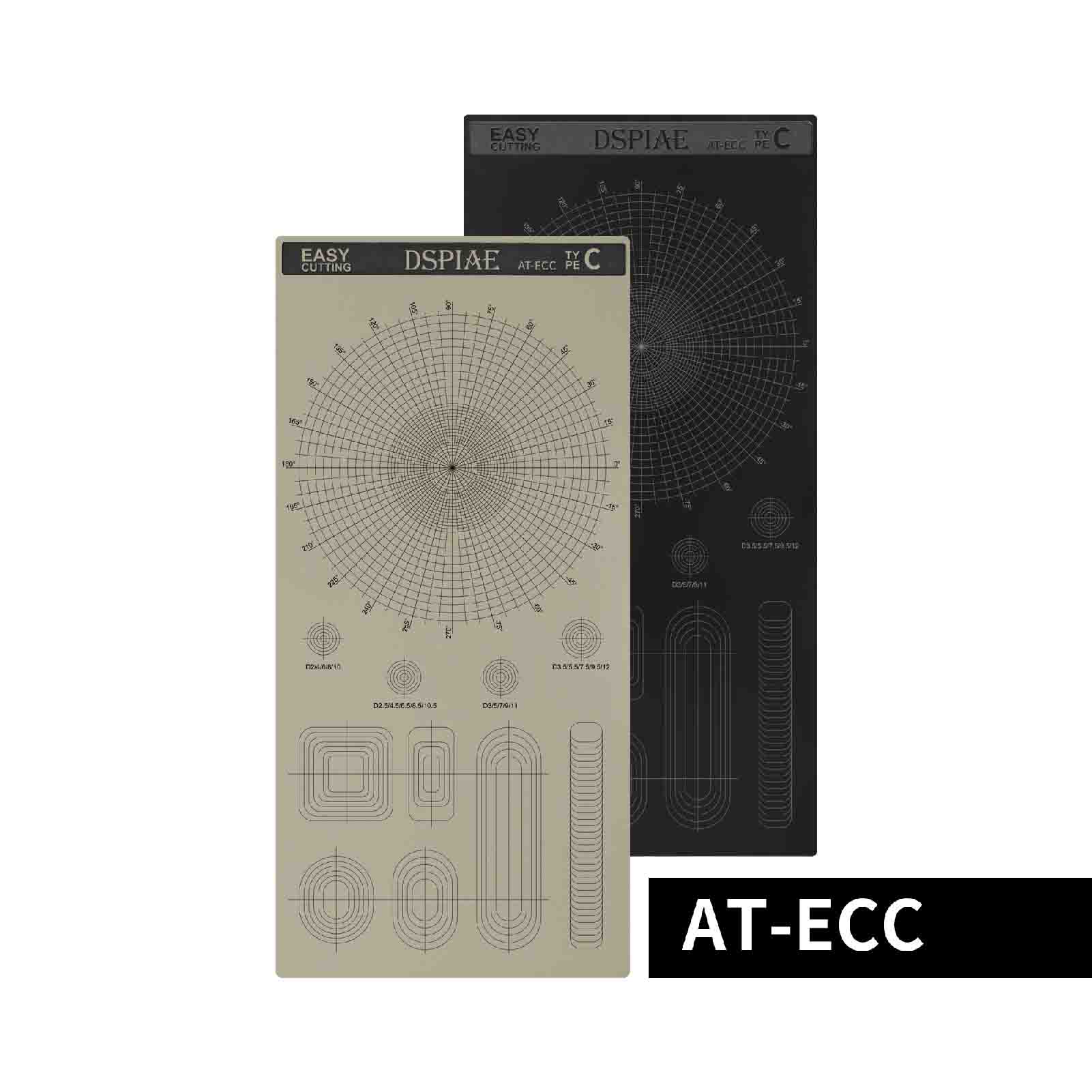 DSPIAE Masking Tape Cutting Mat(Concentric Circles) AT-ECC AT-ECA AT-ECB AT-ECD