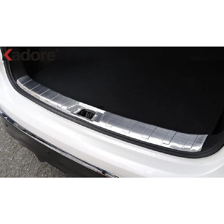 Rear Trunk Bumper Cover Trim For Nissan Qashqai J11 2014-2016 2017 2018 Steel Car Tailgate Door Sill Plate Guard Accessories