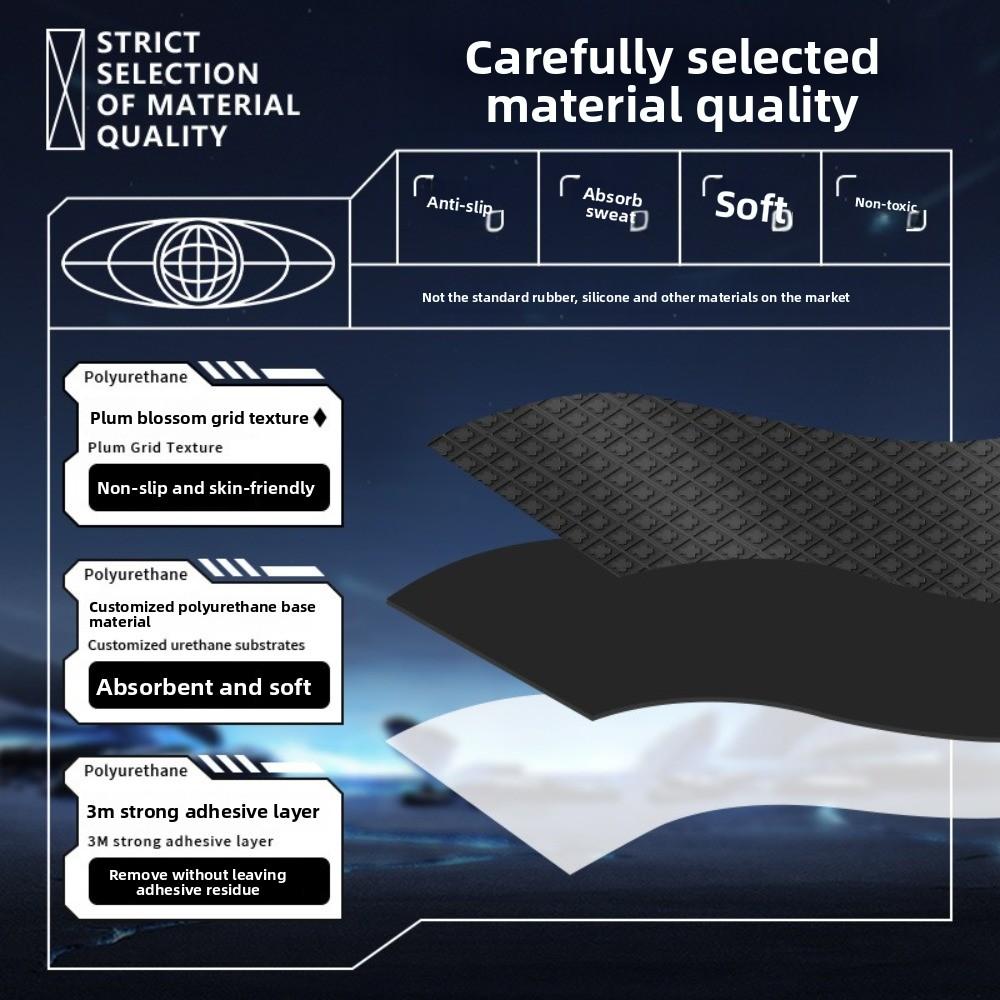 Grip Enhancement Gamepad Pad PU Controller Film New Protective Sticker for PS 5