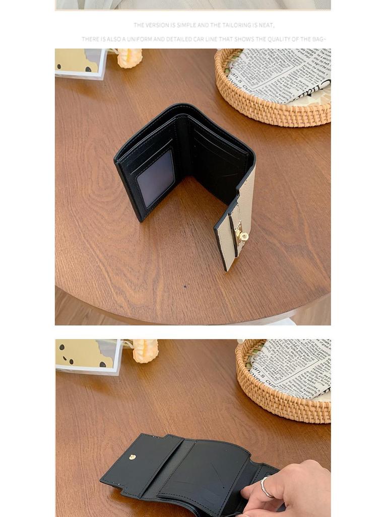 Women's Compact Foldable Wallet - Small Short Handbag.