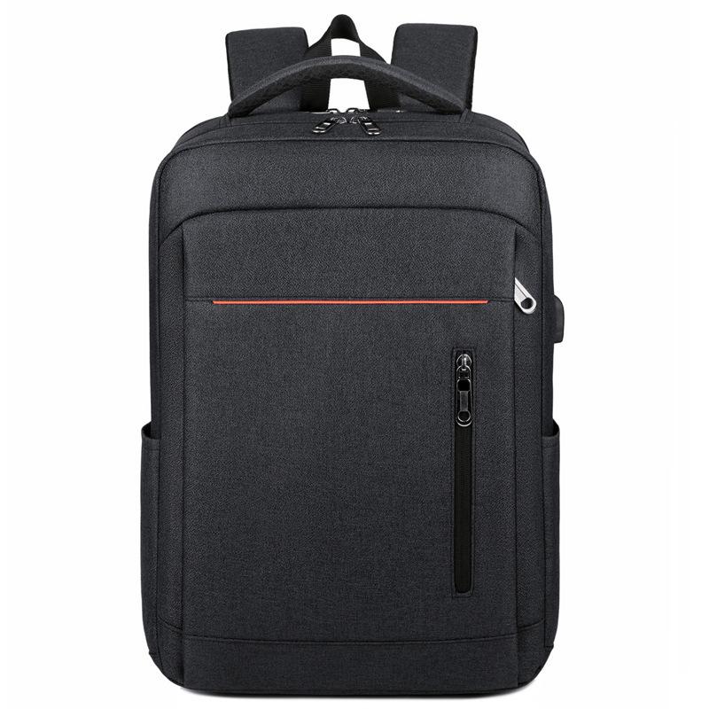 Contrasting Color Leisure Travel Notebook Shockproof Backpack 15.6 Inch Air Cushion Computer Business Double Backpack