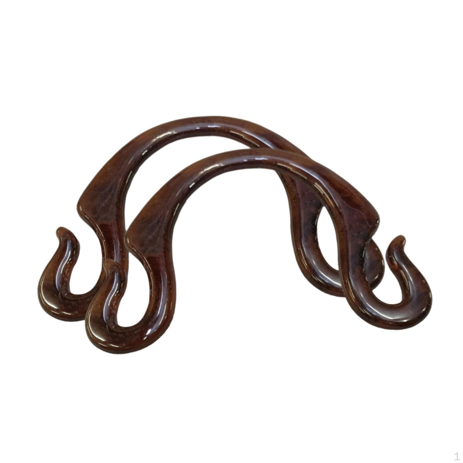 

2 шт. Сменные ручки для сумок из смолы, профессиональные запасные части, подарочный аксессуар Style E