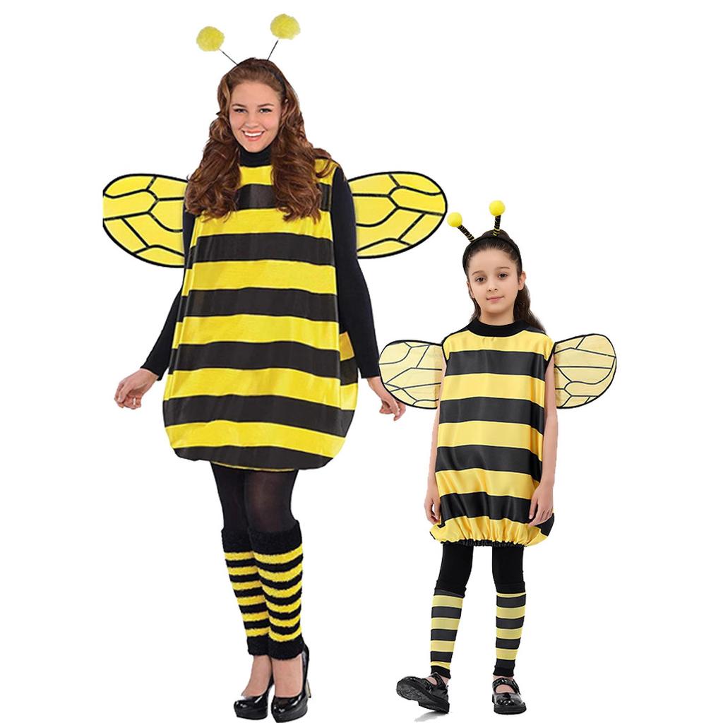 Halloween Bee Cosplay Costumes for Adults & Kids - Festival Fancy Dress