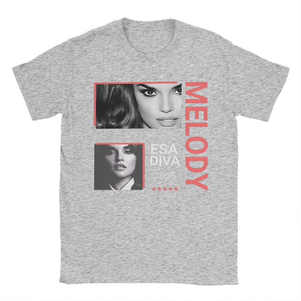 Melody Esa Diva Spain Eurovisions 2025 Tee Shirt for Men Women Gift Idea T Shirts  Cotton Clothes