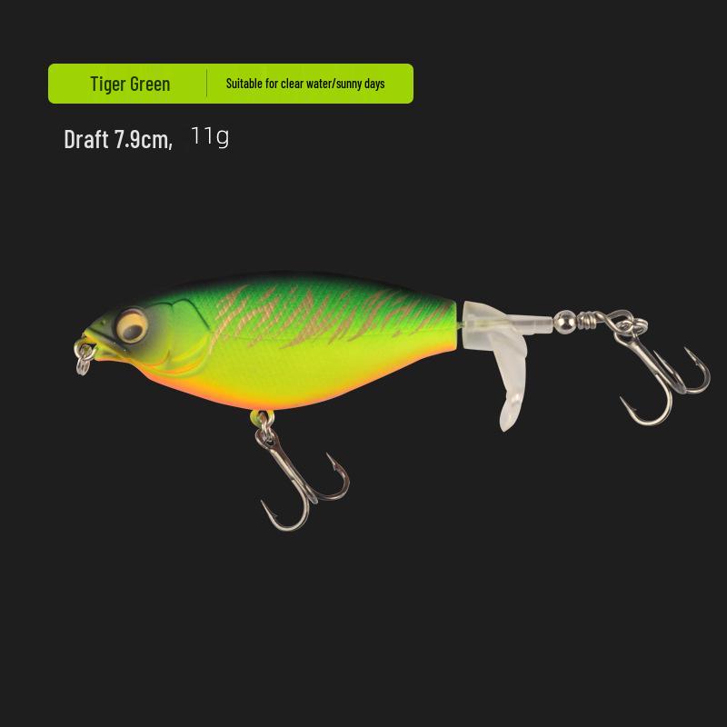 Nălucă Creion Plutitor cu Sistem Elică pentru Lansare Lungă Pescuit de Apă Dulce