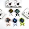 Kabellose Bluetooth-kompatible Kopfhörer Intelligente Touch-Farb-LCD-Anzeige TWS Ohrhörer HIFI Geräuschunterdrückung Stereo-Kopfhörer